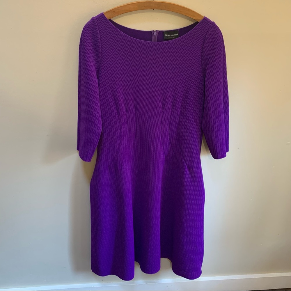 Emporio Armani ~new Viola Futurist Stretch Dress
